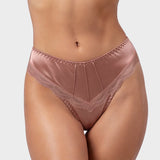 Silky Lace Seamless Bikini Underwear (5 pack)