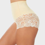 Smooth High-Waisted Sheer Lace Sculpting Brief (4 Pack)