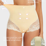 Smooth High-Waisted Sheer Lace Sculpting Brief (4 Pack)
