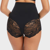 Smooth High-Waisted Sheer Lace Sculpting Brief (4 Pack)