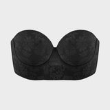 Smooth Lace Longline Strapless Underwire Bra