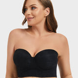 Smooth Lace Longline Strapless Underwire Bra
