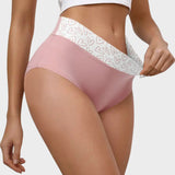 Soft Cotton Heart Print High-Waist Panties (6 Pack)