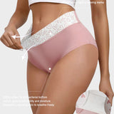 Soft Cotton Heart Print High-Waist Panties (6 Pack)