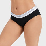 Soft Cotton Logo Waist Low-Rise Briefs (6 Pack)