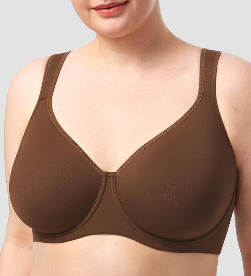 Soft Plus Size Full Coverage Unlined Minimiser Bra