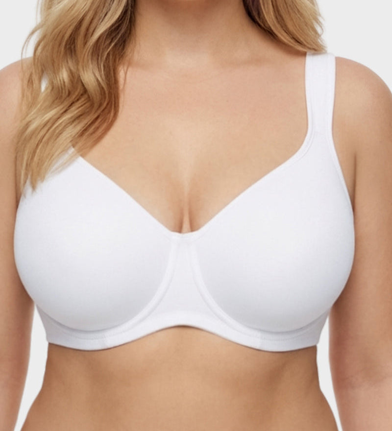 Soft Plus Size Full Coverage Unlined Minimiser Bra