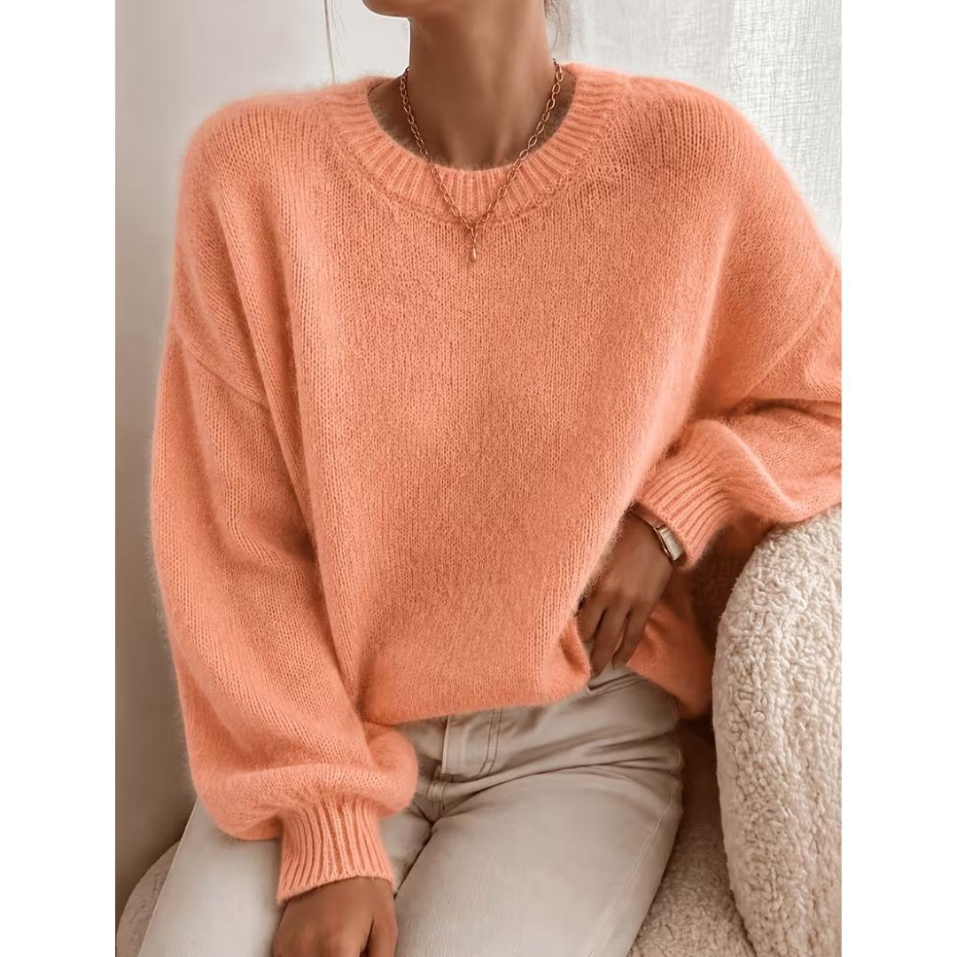 Women's soft relaxed-fit sweater - Comfortable and versatile