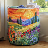Spring Basket | Quilted Storage Basket