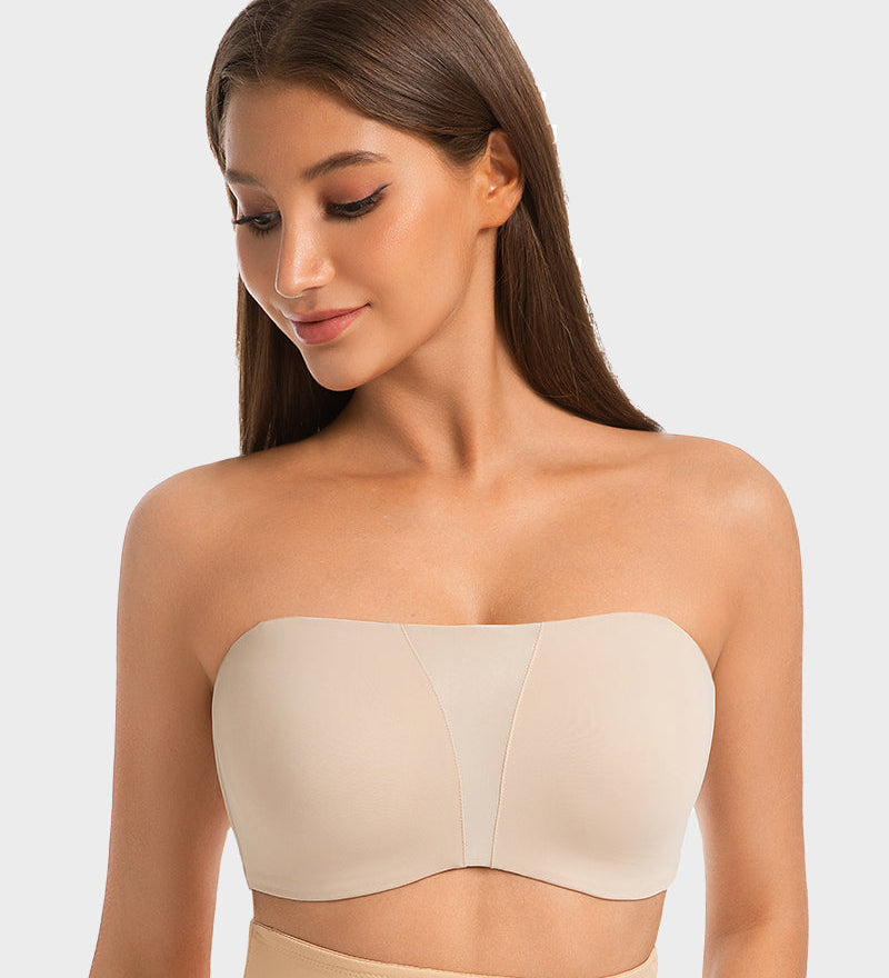 Strapless Anti-Slip Full Coverage Bandeau Bra