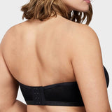 Strapless Mesh Underwire Balconette Bra