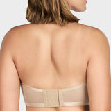 Strapless Mesh Underwire Balconette Bra