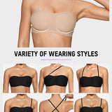 Strapless Wireless Padded Bandeau Bra
