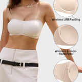 Strapless Wireless Padded Bandeau Bra