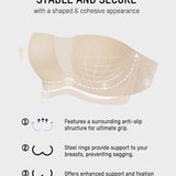 Strapless Anti-Slip Full Coverage Bandeau Bra