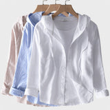 Clara | Cotton Shirt with Hood