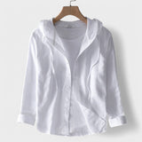 Clara | Cotton Shirt with Hood