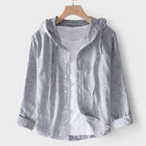 Clara | Cotton Shirt with Hood