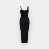 Victoria | Midi dress with open back