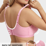 Ultra-Lightweight Full Coverage Cup Jacquard Mesh Comfort Bra