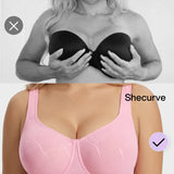 Ultra-Lightweight Full Coverage Cup Jacquard Mesh Comfort Bra
