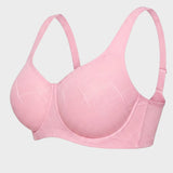 Ultra-Lightweight Full Coverage Cup Jacquard Mesh Comfort Bra