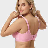 Ultra-Lightweight Full Coverage Cup Jacquard Mesh Comfort Bra