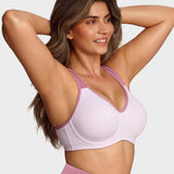 Unlined External Underwire Full Coverage Sports Bra