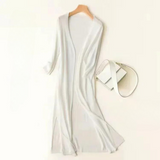 Long vest for women – Elegant light sweater for a stylish and airy look