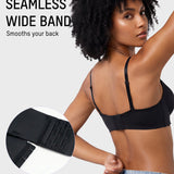 Wireless Front Lace-Up Push-Up Bra