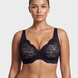 Wireless Lace Full Coverage Minimiser Bra