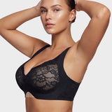 Wireless Lace Full Coverage Minimiser Bra