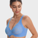 Wireless Lace Full Coverage Minimiser Bra