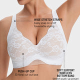 Wireless Lace Full Coverage Minimiser Bra