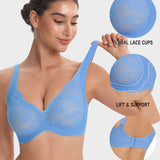 Wireless Lace Full Coverage Minimiser Bra