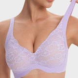 Wireless Lace Full Coverage Minimiser Bra