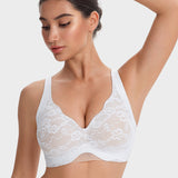 Wireless Lace Full Coverage Minimiser Bra