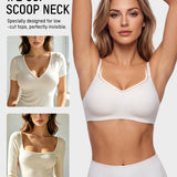 Wireless Low-Cut 3D Seamless Bra