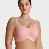 Wireless V-Neck Back & Side Smoothing Bra