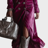 Vera - Velvet Maxi Blazer Dress