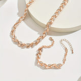 Fish Tail Crystal Set