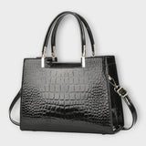 Albina | Sparkling Crocodile Efect Bag