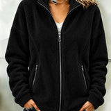 Women's Long Sleeve Soft Cut Cardigan - Flowing and Elegant