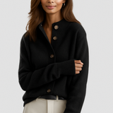 Button-front women's cardigan - Soft and easy to wear