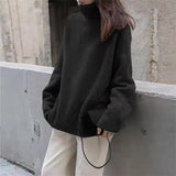 Loose and Cozy Turtleneck Sweater for Women – Autumn Winter Outerwear