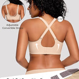 Soft Full Coverage Scalloped Wireless Jelly Bra