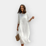 Jade | Dress with a flattering cover for the tummy