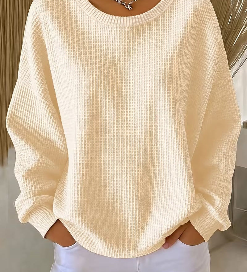 Women's quilted patchwork sweatshirt - Soft and casual
