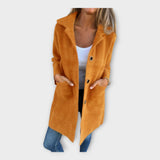 Kristiina | Elegant wool coat with closure