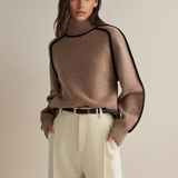 Women's Sweater Turtleneck Oversized Refined Soft Knit
